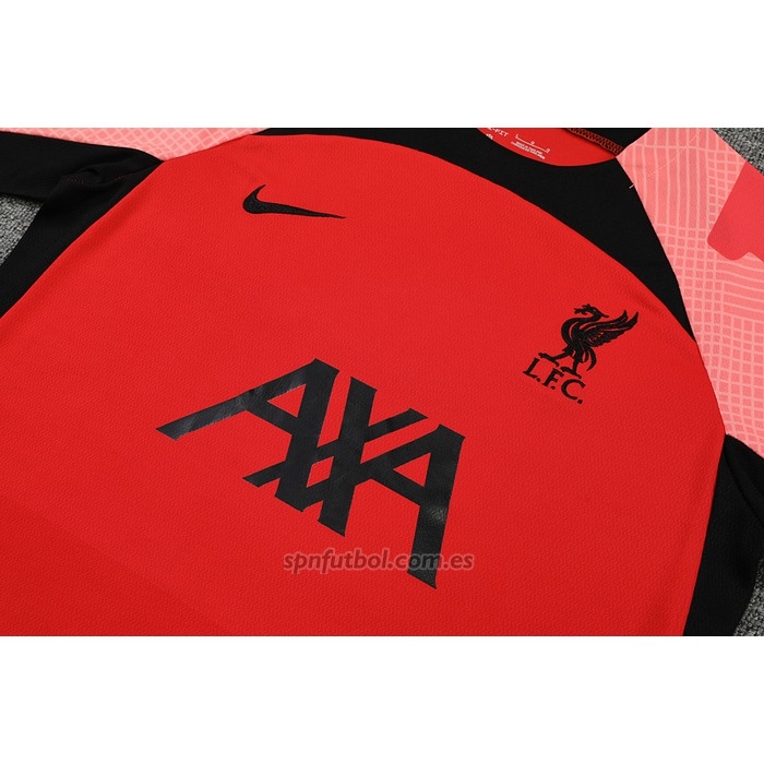 Chandal del Liverpool Manga Corta 2022-2023 Rojo - Pantalon Corto